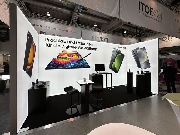 LED-Messestand für unseren Kunden Samsung Electronics LED-Messestand für unseren Kunden Samsung Electronics