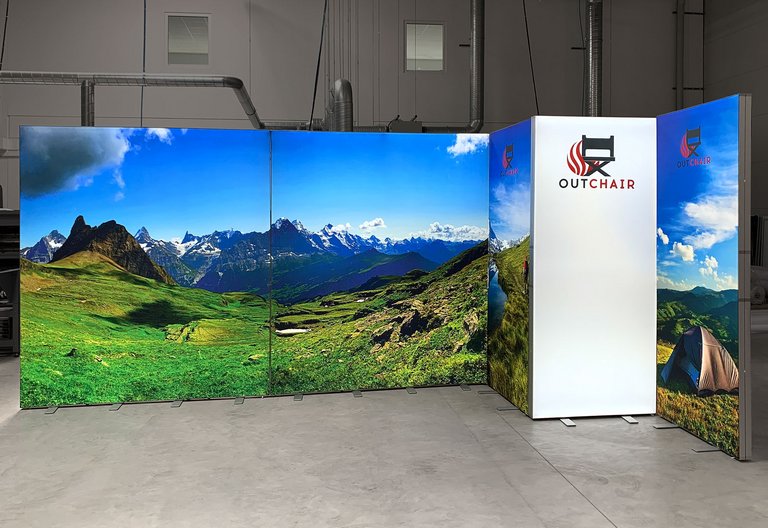 LED Messestand - ALU LightUp - Outchair GmbH LED Messestand - ALU LightUp - Outchair GmbH