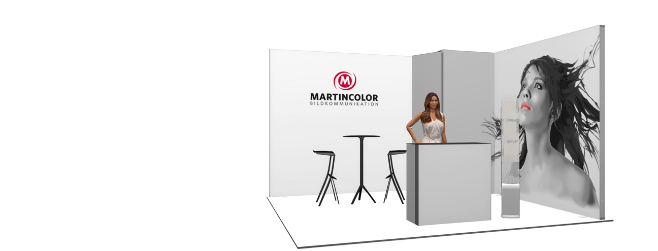 Messestand in 3D planen Messestand in 3D planen