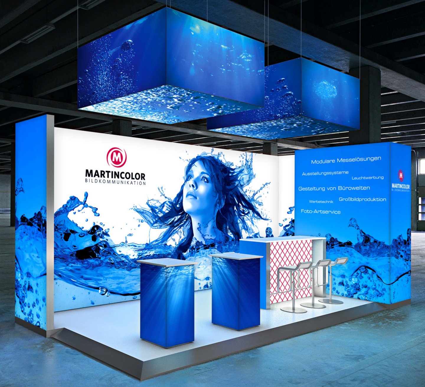 LED exhibition stand OCTAlumina LED exhibition stand OCTAlumina