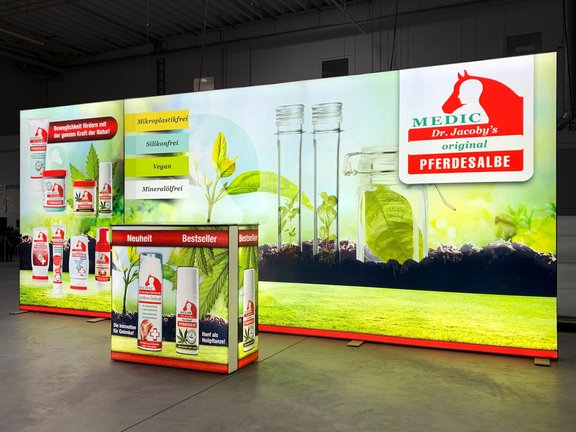 LED-Messestand ALU STAR für unseren Kunden leovet Dr. Jacoby LED-Messestand ALU STAR für unseren Kunden leovet Dr. Jacoby