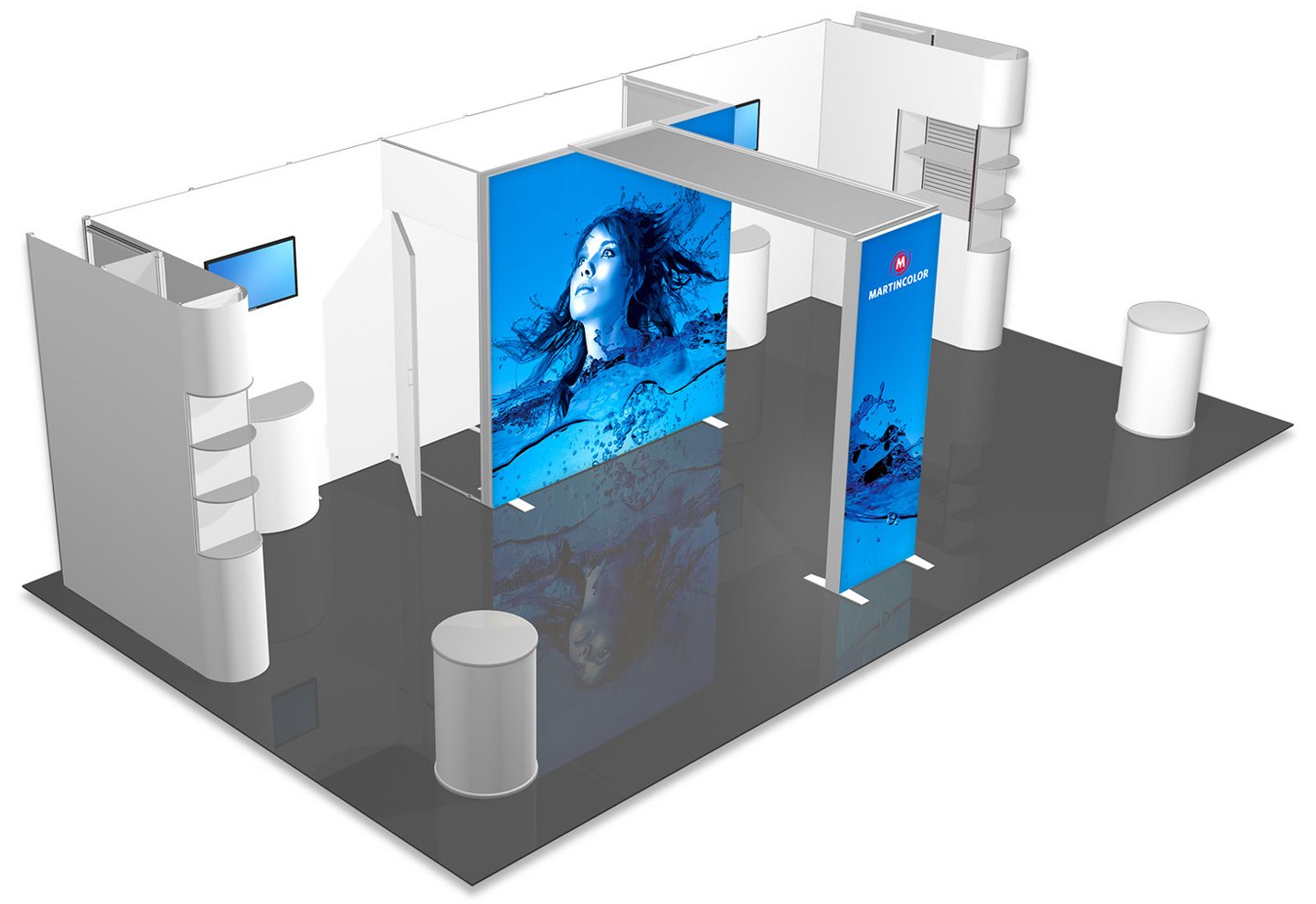 modular exhibition stand ISOframe Wave modular exhibition stand ISOframe Wave